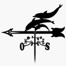 Girouette dauphins Fer Mobilier de jardin Girouette 39912