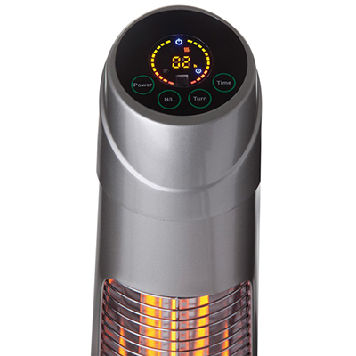 Mobilier de jardin : chauffage d'appoint : chauffage  infrarouge 1200W avec tlcommande et minuterie